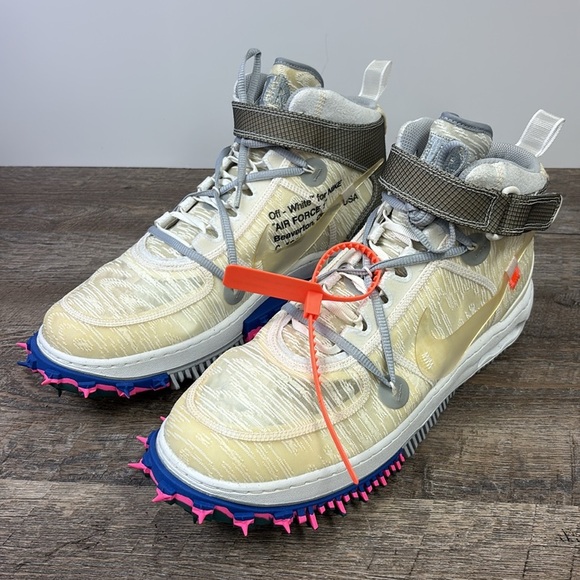🔥 Nike x Off-White Air Force 1 Mid SP “White” – Size 13 – DO6290-100